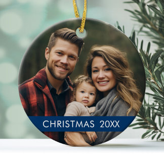 Christmas Photo Frame - Modern Ceramic Ornament