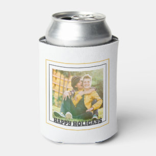 Christmas Photo Happy Holigays LGBTQ Can Cooler
