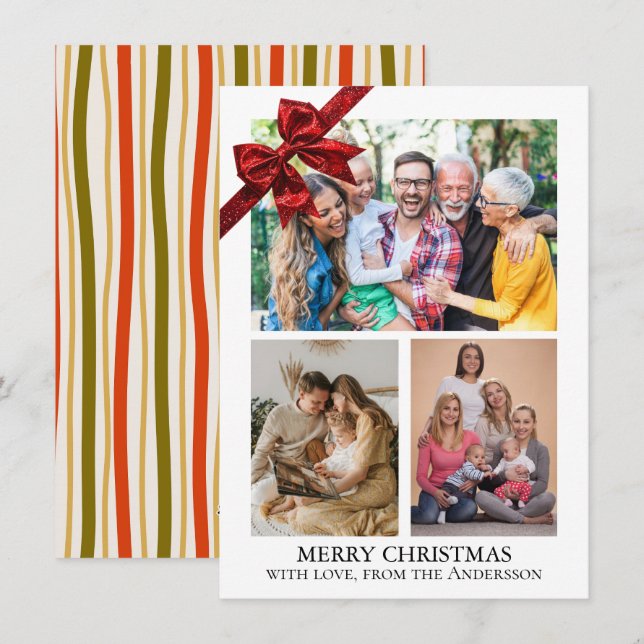  Christmas Photo Holiday Card (Front/Back)