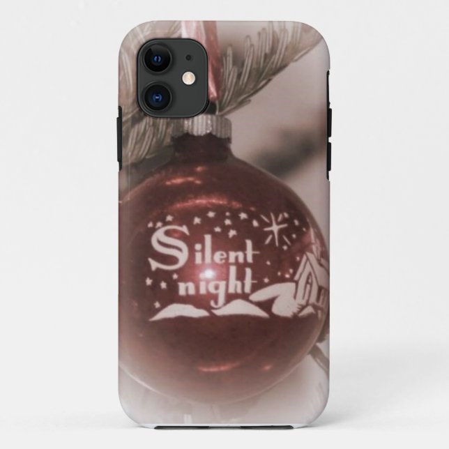 Christmas Photo Holiday iPhone Case (Back)