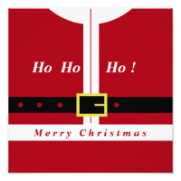 Christmas Photo Print Funny Santa Claus Design