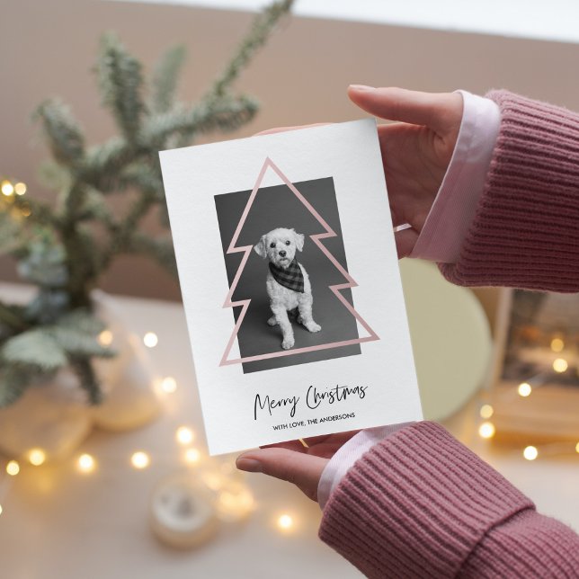 Christmas Photo | Rose Gold Christmas Tree (Creator Uploaded)