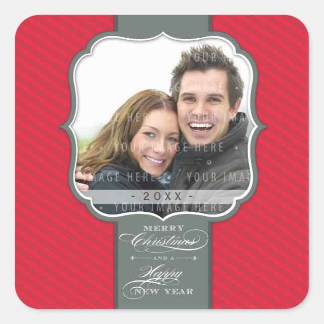 CHRISTMAS PHOTO STICKER :: lapel 7 (Front)