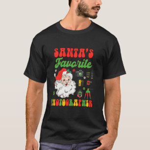 Christmas Photography Xmas Santa s Favourite Photo T-Shirt
