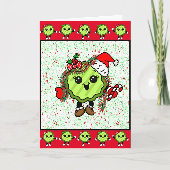 Christmas Pickle | Funny Holiday Pickle  Card (Front)