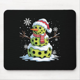 Christmas Picklell Snowman Christmas Women Men Kid Mouse Pad