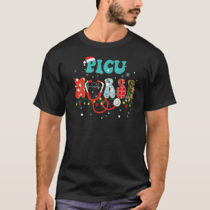 Christmas PICU Pediatric Nurse PICU X-Mas Pajama g T-Shirt
