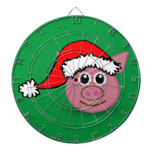christmas pig dartboard