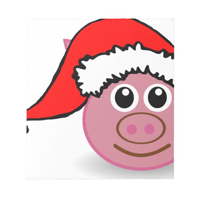 christmas pig notepad (Front)