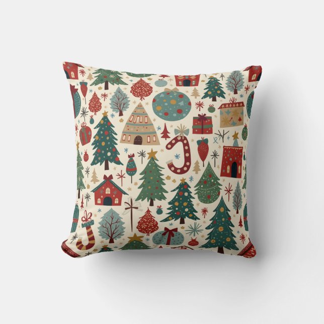christmas pillow cushion (Front)