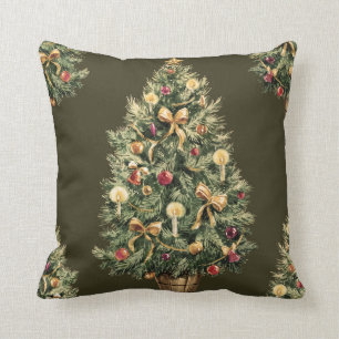 Christmas pillow (Dark green)