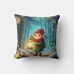 Christmas pillow elf