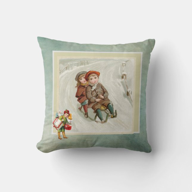 Christmas Pillow Trees and Shopper (Front)