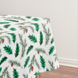 Christmas Pine Branches  Tablecloth