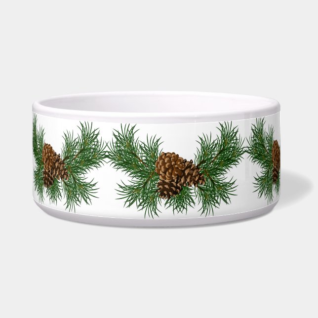 Christmas Pine Cones (Left)