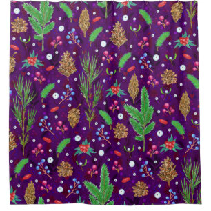 Christmas Pine Cones: Festive Seamless