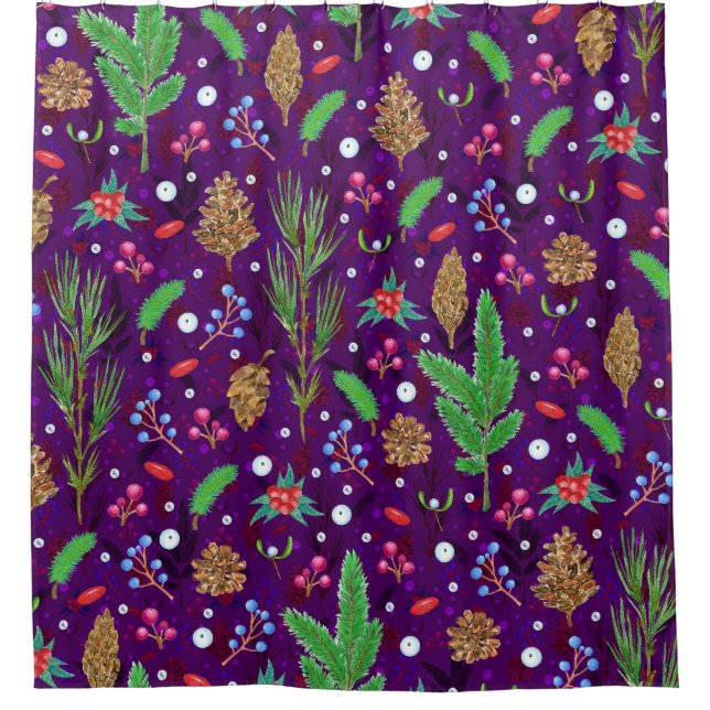 Christmas Pine Cones: Festive Seamless (Front)