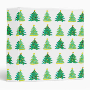 Christmas Pine Pattern Binder