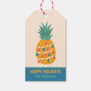 Christmas Pineapple Gift Tags