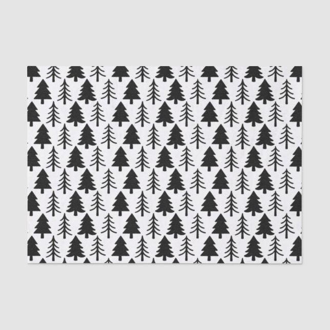 Christmas Pines Tissue Paper (Front)