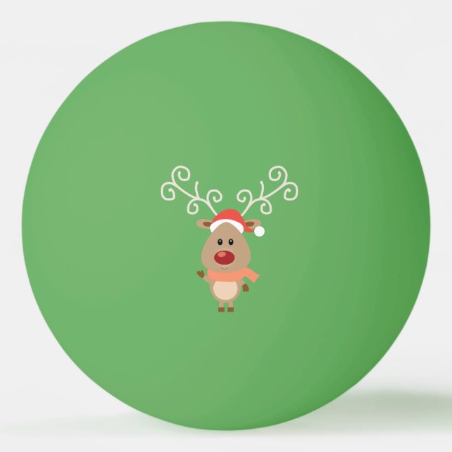 Christmas Ping Pong Ball (Front)