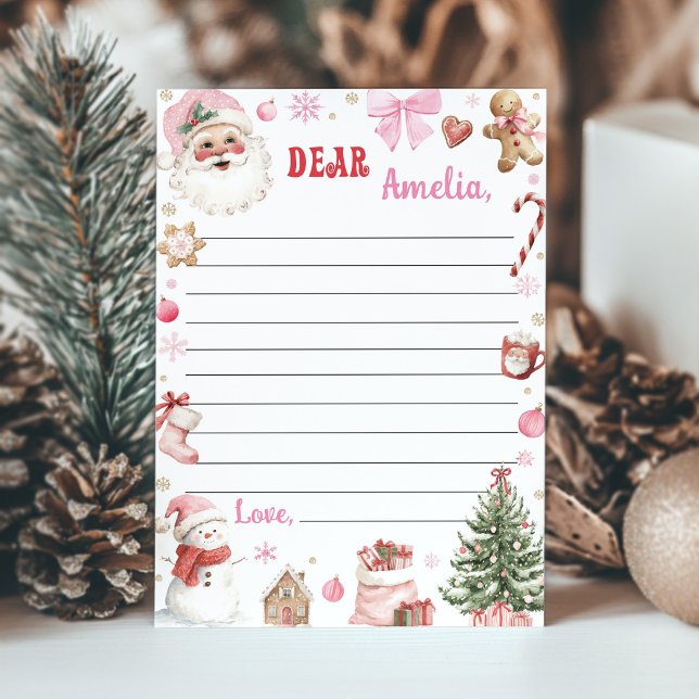 Christmas Pink Winter Birthday Time Capsule Card (Creator Uploaded)