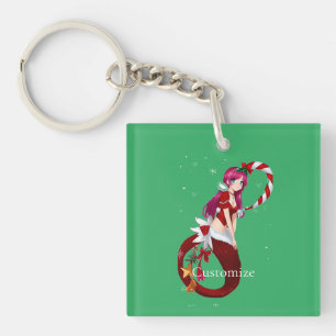 Christmas Pixie Mermaid Thunder_Cove Keychain