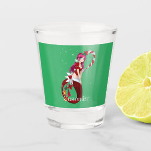 Christmas Pixie Mermaid Thunder_Cove Shot Glass