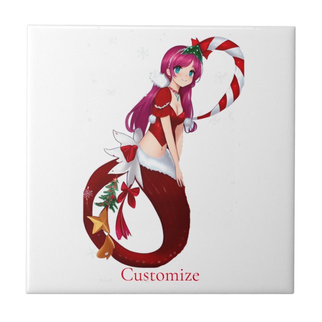 Christmas Pixie Mermaid Thunder_Cove Tile (Front)