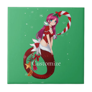 Christmas Pixie Mermaid Thunder_Cove Tile