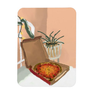Christmas Pizza Magnet