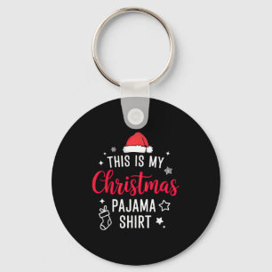 Christmas Pj Pajama Pjs Keychain