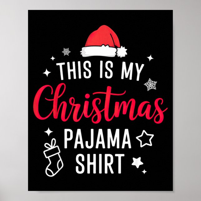 Christmas Pj Pajama Pjs  Poster (Front)