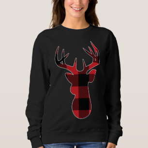 Christmas Pjs Men Boys Hunter Family Matching Red Sweatshirt
