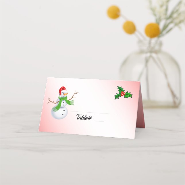 Christmas Place Cards (Front)