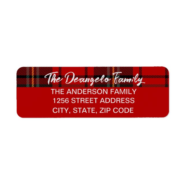 Christmas Plaid  (Front)