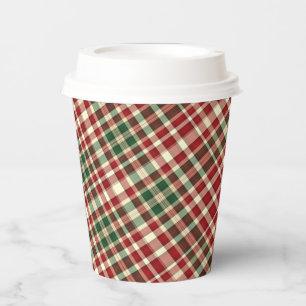 Christmas Plaid 11-PAPER CUPS