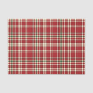Christmas Plaid 17-TISSUE WRAPPING PAPER