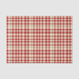 Christmas Plaid 20-TISSUE WRAPPING PAPER