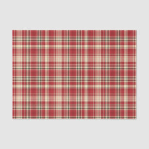 Christmas Plaid 23-TISSUE WRAPPING PAPER