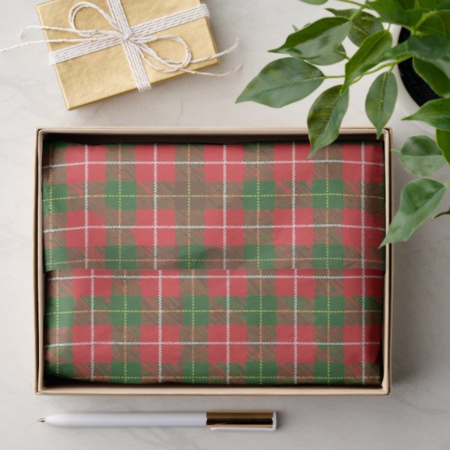 Christmas Plaid 3 Tissue Paper (Gift)