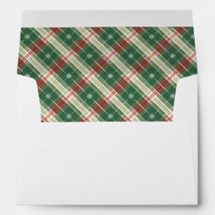 Christmas Plaid 5 Envelope