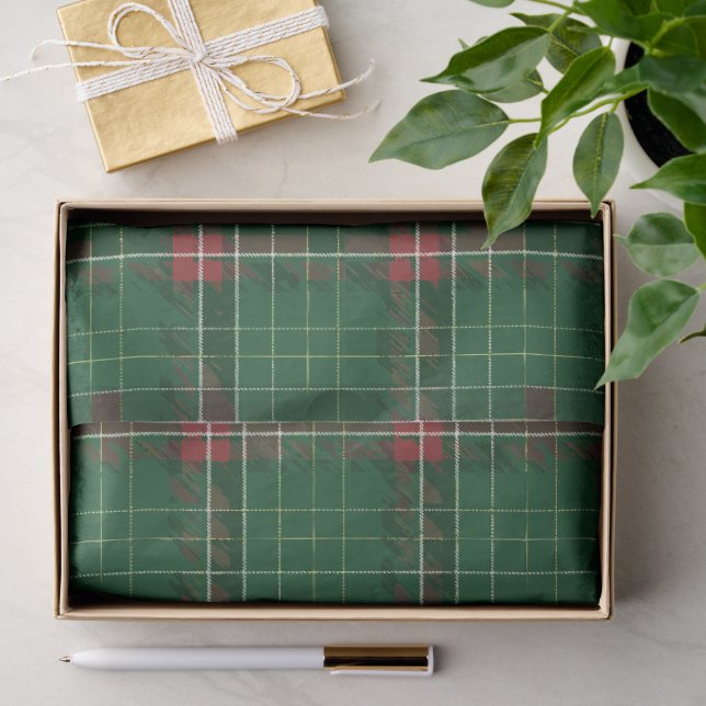 Christmas Plaid 8 Tissue Paper (Gift)