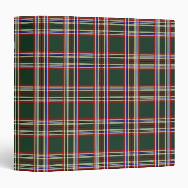 Christmas Plaid Binder (Front/Spine)