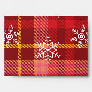 Christmas Plaid Envelope