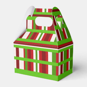 Christmas Plaid Favor Box