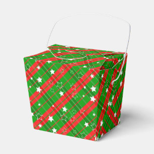 Christmas Plaid Favour Box