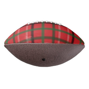 Christmas plaid football