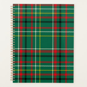 Christmas Plaid Green Pattern-23914 Planner