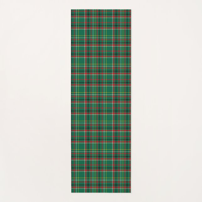 Christmas Plaid Green Pattern-23914 Yoga Mat (Front)